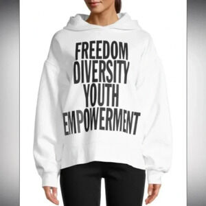 FRAME
Oversized Graphic Cotton-Blend Hoodie